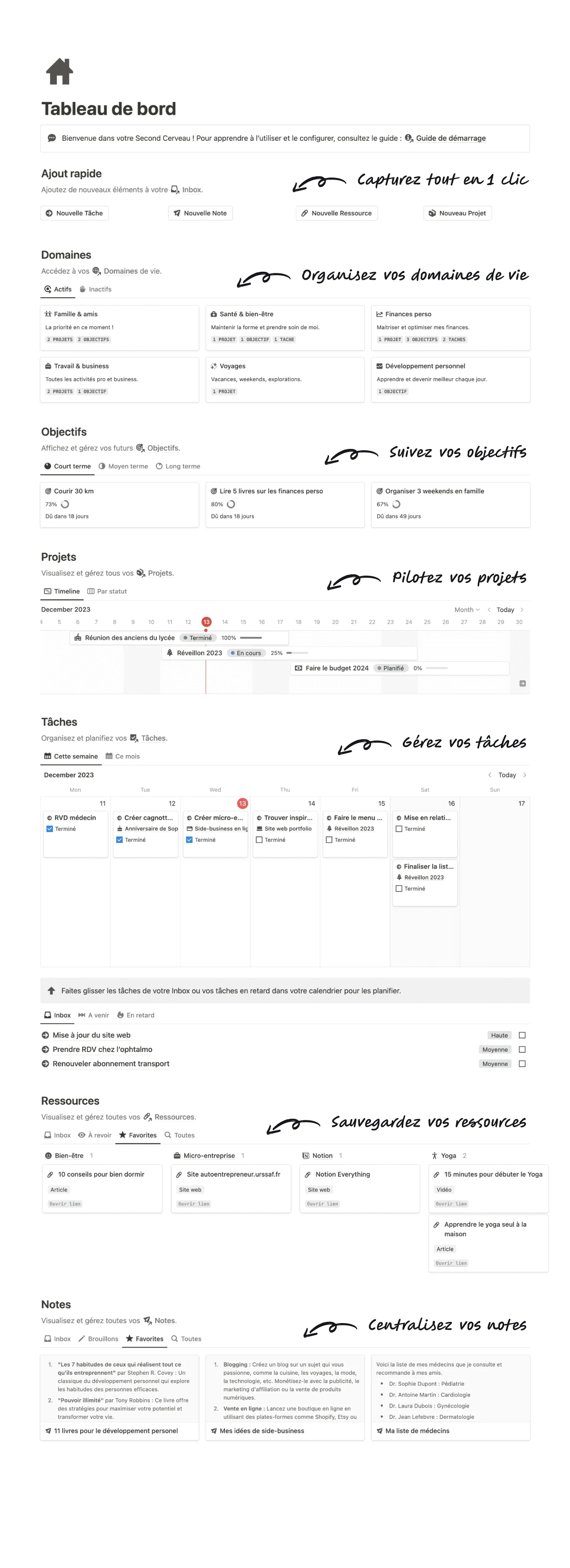 Second Cerveau 2.0 Simplifiezvous la vie avec Notion — free download
